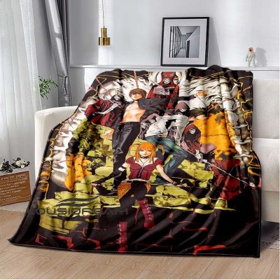 Death Note Cartoon Comics Fleece Blanket Fashion Anime Art Throwing Blanket Gift Living Room Bedroom Sofa 5 - Death Note Shop