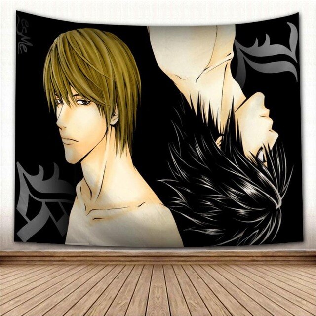 Nice Death Note Anime Tapestry Colorful Psychedelic Decorative Carpet Wall Fabric For Living Room Bedroom Tapestries.jpg 640x640 3 - Death Note Shop
