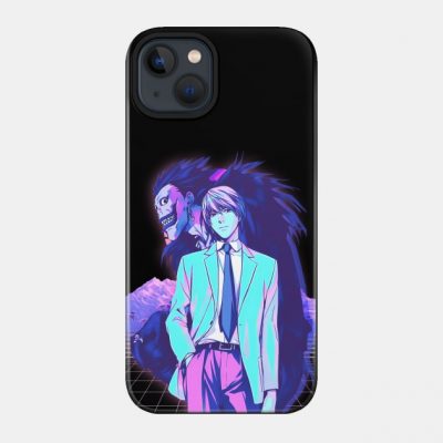 Death Note Vaporwave Phone Case Official Haikyuu Merch
