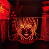 DEATH NOTE Anime 3D Lamp Yagami Acrylic Led Night Light 7 Colors Touch Optical Illusion Table 3 - Death Note Shop